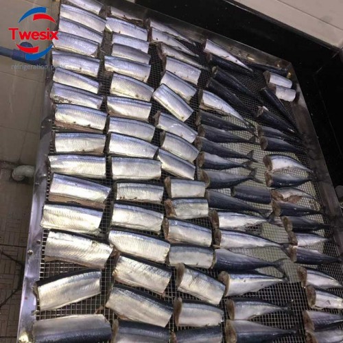 Air Source Heat Pump Drying 2000kg Squid Abalone  Sardines Jerky Sticks with Hot Air to Dehumidifying and Drying Functions