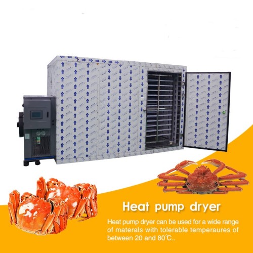 China Saving Energy Heat Pump Dryer for Fish Hot Air Seafood Dehydrator for Sea Cucumber and Abalone Drying